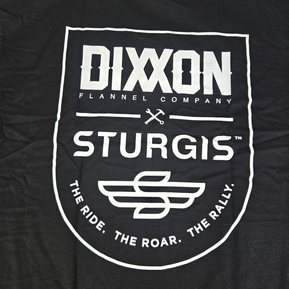 DIXXON Flannel Company‎ Sturgis Rally Biker Motorcycle T Shirt Black Mens Size L - Picture 3 of 9